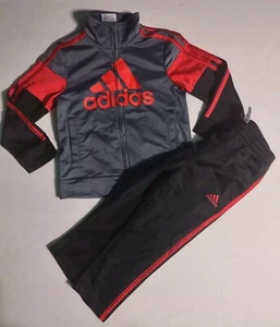 Adidas Boys Sz 3 Set Of Jacket And Pants Tracksuit - Picture 1 of 8