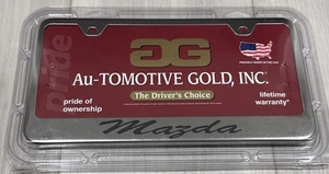 Marco de matrícula MAZDA de acero inoxidable Au-tomotive - Imagen 1 de 2