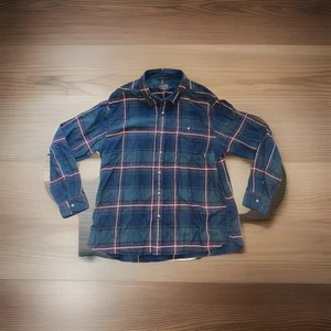 Sir Pendleton Hemd Herren XL blau grün weinrot kariert Woolen Mills Flanell - Bild 1 von 4