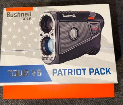 Telémetro Bushnell Tour V6 Patriot Pack - negro/gris/naranja (202301P) Foto 1 de 4