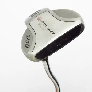 Odyssey White Steel 2Ball Putter 32inch Steel Shaft 【D】 - Picture 1 of 7