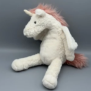 Jellycat LALLAGIE Unicorn Plush Wings HTF Soft Stuffed Animal Toy RARE Retired - Picture 1 of 8
