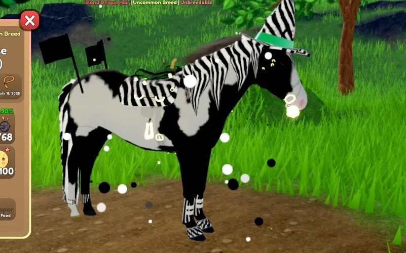 Roblox 野马群岛稀有外套 IUH 野马 — 第 1/1 张图片