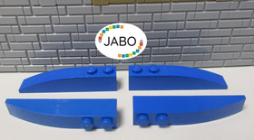 (G4/9) LEGO 4x 42022 Arch Brick Slope 6x1 Blue
