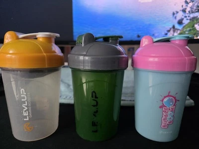 3 X LevlUp Shaker 500 Ml Shaker Flasche Shaker Flasche mit Skala - Bild 1 von 4