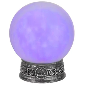 Northlight 8" LED Lighted Mystical Crystal Ball with Sound Halloween Decoration - Picture 1 of 4