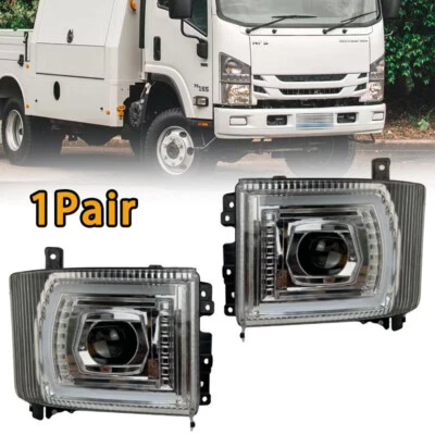 LH&RH LED headlights Fog lights Turn signals For Isuzu 700p Truck Heavy-Duty - Image 1 of 4