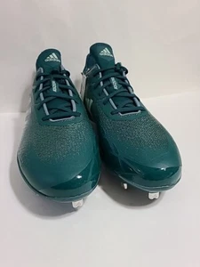 Adidas Adizero Afterburner Baseball Cleats Mens Size14 Dip Green Sparkle AQ0094 - Picture 1 of 6