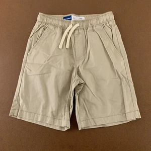 Old Navy Boys Large (10-12) Khaki Built-In Flex Straight Twill Jogger Short New - Picture 1 of 4