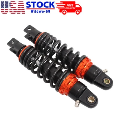 Par de suspensión amortiguador trasero universal para moto 235 mm/9,25" para Honda Foto 1 de 4