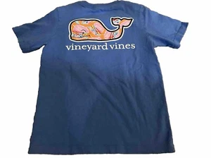 Vineyard Vines Tshirt youth 6 burger cheeseburger whale screenprint pocket tee - Picture 1 of 3