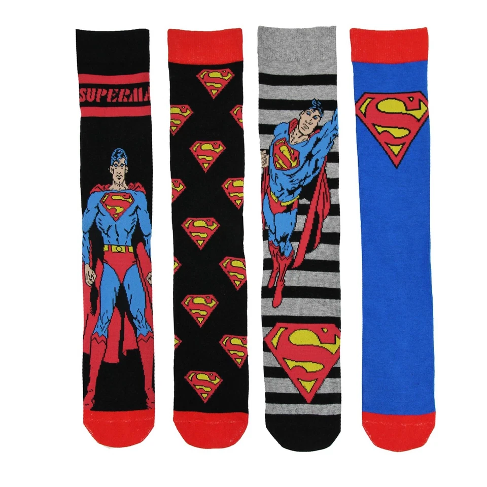 Calcetines Superman para hombre DC Comics calcetines con licencia oficial 6-11 Reino Unido Foto 1 de 1