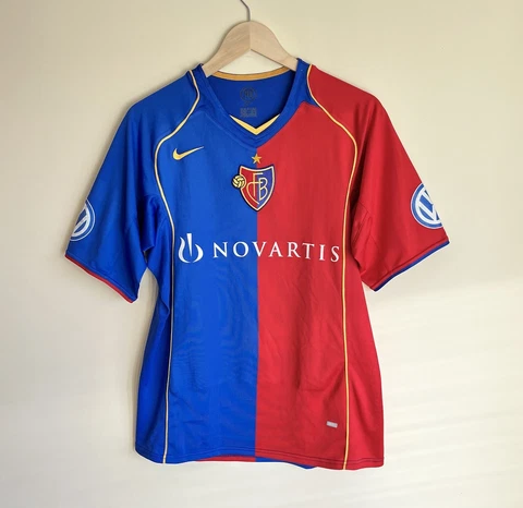 FC Basel 1893 2004/2005/2006 Home Football Shirt Soccer Jersey Nike Men's Size M Cover