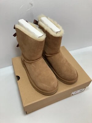 UGG 1016225 Women Bailey Bow II Brown Winter Boot New with Box, Select Size - Image 1 of 4