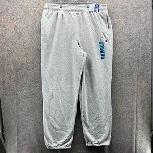 Champion Sweatpants Mens 2XL Grey Athletic Jogger Cotton Fleece C Logo NEW - Picture 1 of 14