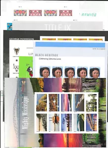 First 9 IMPERFORATE (NO DIE-CUT) 2022 Issues as FULL PANES, MNH-5661c---5698k - Bild 1 von 10