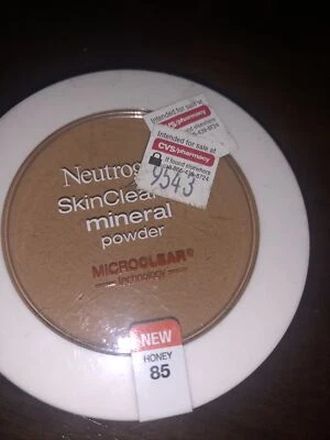 Neutrogena Skin Clearing Mineral Powder New Sealed#85 Honey Microclear - Image 1 of 4