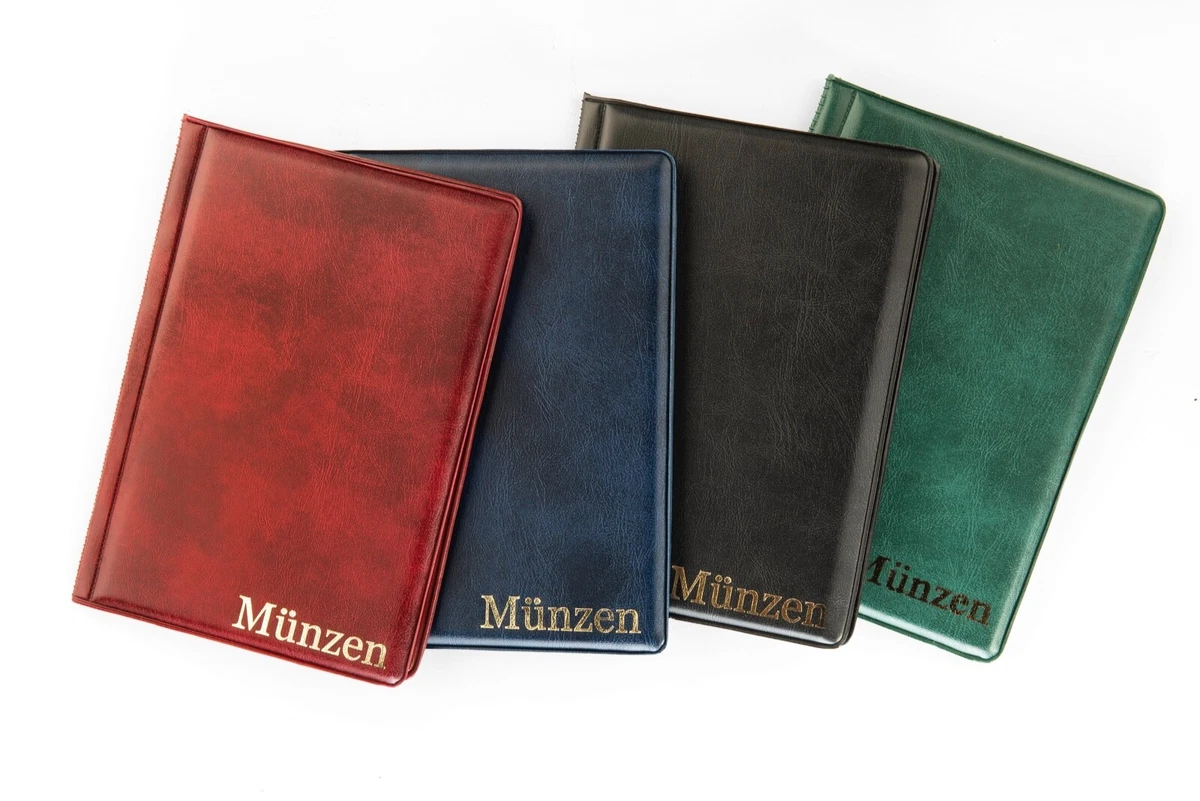 Münzsammel-Halter – 10 Blätter Mit 2x2 Taschen, Säurefrei & Transparent