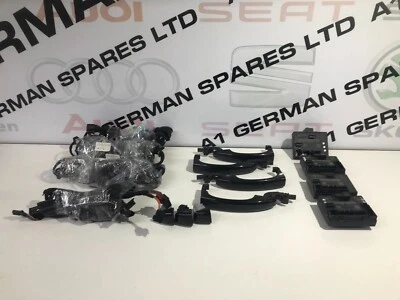Manijas de puerta de entrada sin llave para Audi A4 B8 2008-2016 Avant/Estate con módulos y telares Foto 1 de 4