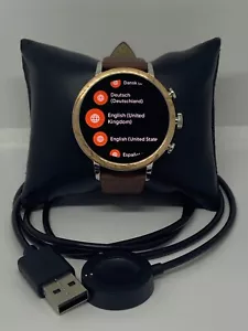 Fossil Gen 4 Authentic Digital Dial Smart Watch Custom Band FTW6016 QT429 - Picture 1 of 12