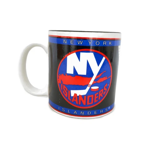 VTG NHL 1994 NY Islanders Coffee Cup Mug - Full Size 12 oz Mug with Original Box Cover