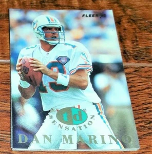 1995 Fleer TD SENSATIONS Set 10: Dan MARINO, Emmitt SMITH, Jerry RICE, FAULK ++ - Picture 1 of 5