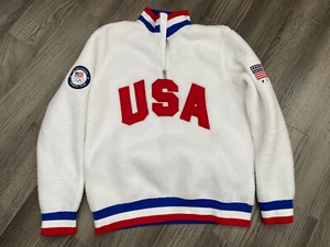 ralph lauren fleece USA sweater boys XL - Picture 1 of 1