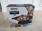  Aroma Housewares AEW-306 Electric Wok with Tempered Glass Lid, Professional