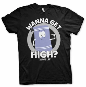 Licenza Ufficiale South Park / Towelie - Wanna Get Alto Uomo T-SHIRT S-XXL - Picture 1 of 1