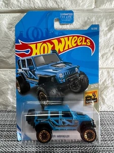 Hot Wheels Baja Blazers 2/10 '17 Jeep Wrangler 13/250 Blu - Foto 1 di 4