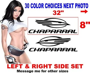CHAPARRAL BOAT DECAL BOATS DECALS 30 color options Message for custom sizes - Bild 1 von 2