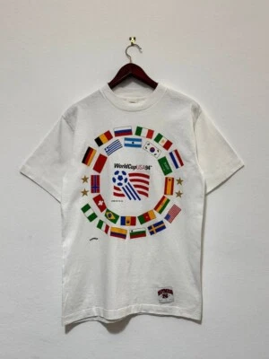Camiseta Vintage Mundial USA 1994 Nuez moscada Puntada Única Foto 1 de 4