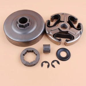 Kit ago orsetto cerchio pignone pignone frizione 3/8" per Husqvarna 385XP 390XP 385 390 - Foto 1 di 5