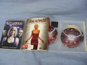 Battlestar Galactica Season 3 & 4 Series Three four DVD Region 4 Pal - Picture 1 of 4