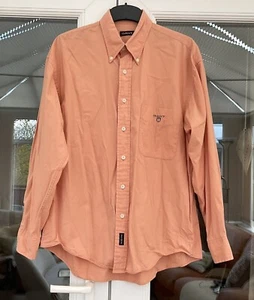 GANT Men’s Peach Orange Long Sleeve Shirt Medium - Picture 1 of 6