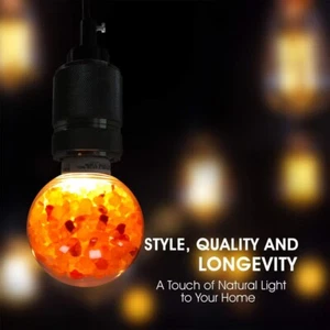 Himalayan Glow Salt Light Bulbs 60-Watt ,2pcs - Picture 1 of 6