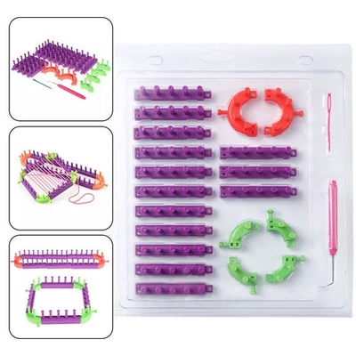 Strickmaschine Strickbrager DIY Gespleißte Webstuhl Geflochtener Rahmen - Bild 1 von 4