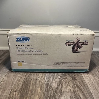 Zurn Wilkins 1-975XL2 1" Reduced Pressure Zone Backflow Preventer Lead-Free NEW - Image 1 of 4
