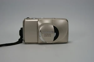 Olympus Stylus Zoom 140 DLX 35mm Point & Shoot Compact Film Camera Silver - Picture 1 of 6