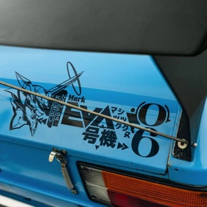 2x Par de calcomanías de vinilo para coche Eva Unit-06 Mark Armaros Kaworu Nagisa NERV Angel Gendo - Imagen 1 de 2