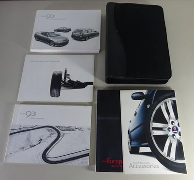 Cartella Portadocumenti + Manuale Saab 9-3 Inclusa Cabriolet M2007 Versione 2006 - Immagine 1 di 3