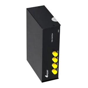 4 Port VGA Video Selector Switch 4 In 1 Out VGA Switcher 4x1 VGA Switch Box - Picture 1 of 13