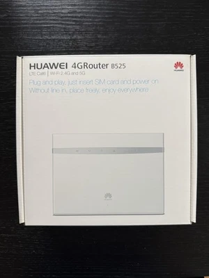 Huawei B525s-23a LTE modem router 4G+ con slot sim Cat6 RJ11 WiFi VPN ddns lan - Immagine 1 di 4