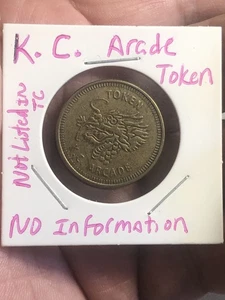 Arcade Token - K.C. Arcade - Unknown Not Listed In TC - Picture 1 of 6