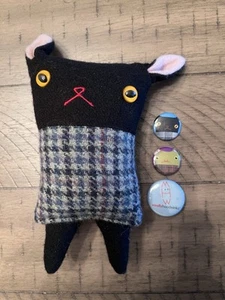 Bambola/plushie vintage e rara Woollyhoodwinks Junco - Foto 1 di 10