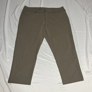 Pantalone Lululemon Warpstreme Relaxed ABC Uomo 42x28 Marrone Performance Comfort - Foto 1 di 9
