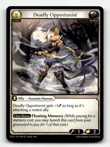 Grand Archive TCG Deadly Opportunist - Distorted Reflections - Picture 1 of 1