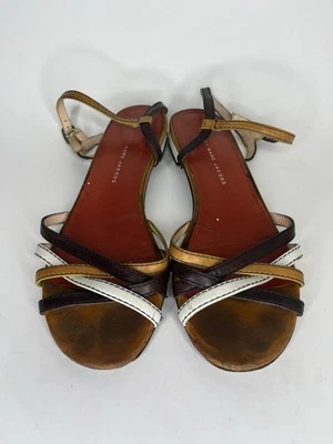 Sandalias Marc Jacobs Mujer Talla 41 EE. UU. 10 Cuero Correa al Tobillo Hebilla  Foto 1 de 4