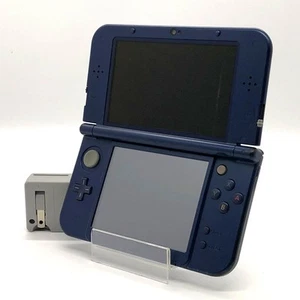 New Nintendo 3DS LL XL Console TOP IPS Metallic Blue w/ Charger ebay Refurbished - Picture 1 of 9