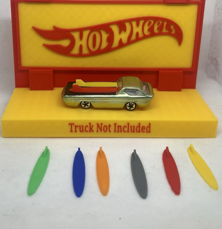 Hot Wheels  Deora   (4 Repro Surfboards Only) Red And Yellow Default. - Image 1 of 1